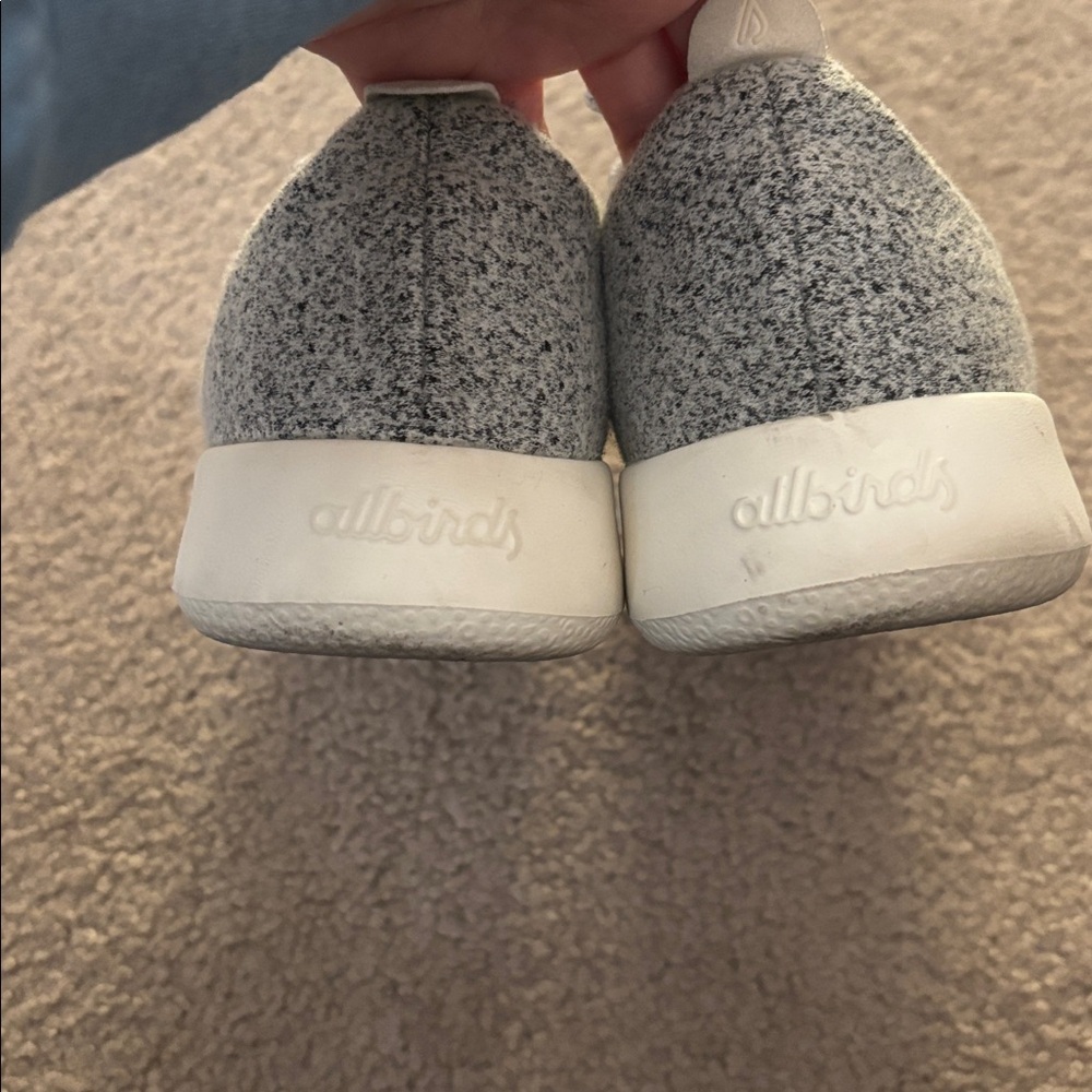 Allbirds Light Gray Wool Runner Sneakers Women’s size 8 - Picture 2 of 6